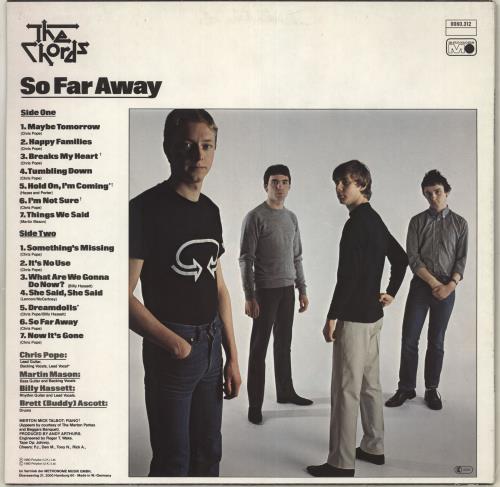 The Chords So Far Away German vinyl LP album (LP record) (713097)